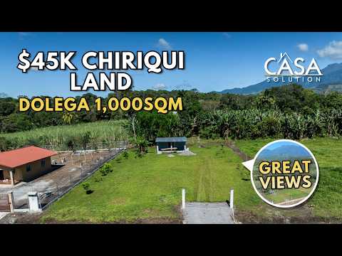 Affordable Land in Chiriquí, Panama | 1,000 m² Lot in Dolega – $45,000
