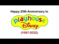 Happy 25th Anniversary To Playhouse Disney