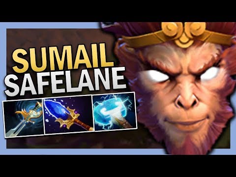 Dota 2 Safelane Monkey King by EG.Sumail 7.22 Gameplay ROAD TO TI11