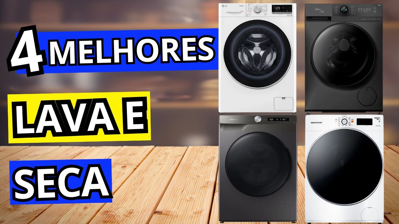 🔶[4 MELHORES] MÁQUINA LAVA E SECA: PRATICIDADE E TECNOLOGIA  #lavaeseca#qualamelholavaeseca
