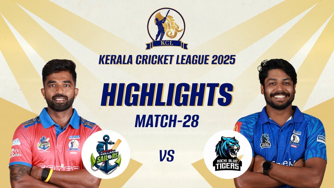 Aries Kollam Sailors VS Kochi Blue Tigers