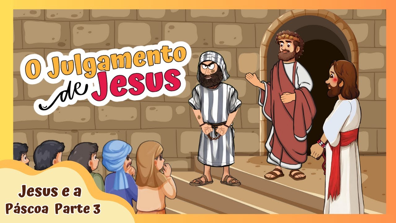 HISTORINHA DA PÁSCOA: PEDRO NEGA JESUS: "EU NÃO O CONHEÇO!" - O JULGAMENTO DE JESUS (PARTE 03) |#56