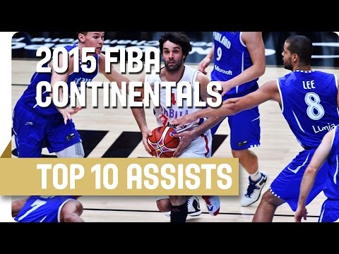 Top 10 Assists w/ Fernandez, Teodosic, Blatche and more! - 2015 FIBA Continental Championships