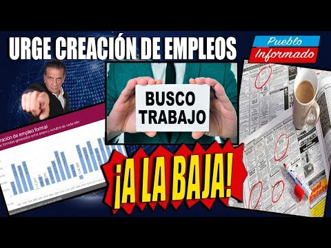 LOS DATOS IMSS señalan que empleo formal baja