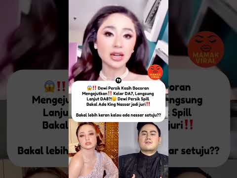 Wow, Dewi Persik is excited to give a leak about DA8 Indosiar #viralnews #viralshorts #trending