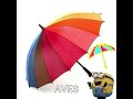 BIG RAINBOW UMBRELLAFull Big Size Travel Umbrella Color