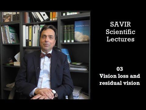 Savir Lectures 03: Vision loss and residual vision | Prof. Bernhard Sabel