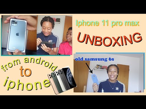 Iphone 11 Pro Max UNBOXING *from android to iphone | Midnight Green |