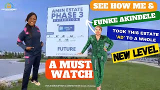 See How Me & Funke Akindele With The CEO of Amen City Ltd Smashed The #amenestatephase3 AD! Watch!