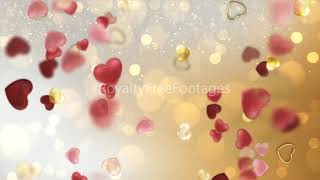 heart motion background loop | love heart animation video download | heart flying video - download