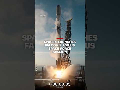 SpaceX launches Falcon 9 for US Space Force mission
