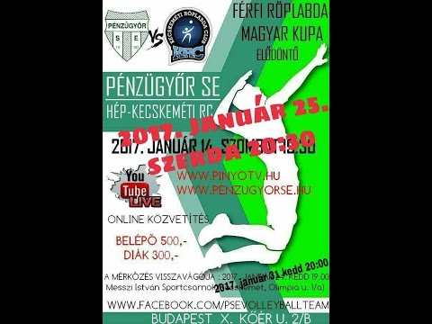 Magyar Kupa ELŐDÖNTŐ : Pénzügyőr SE - Hép - Kecskeméti RC
