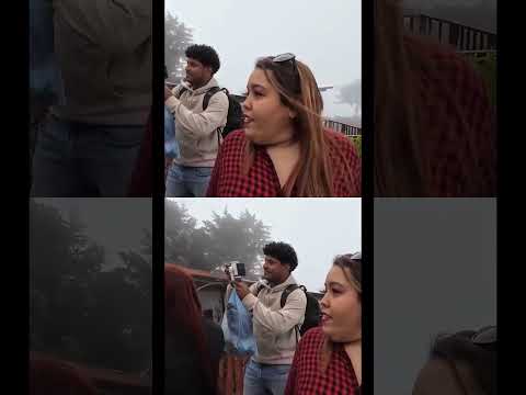 ¡Helado en el frío de El Pital! Más frío que Monserrate!