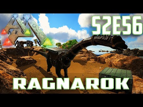 Let's Play ARK: Survival Evolved (Single Player Ragnarok)Ep.56-Alpha Raptor,Taming A Brontosaurus