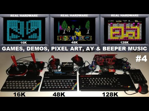ZX SPECTRUM 16K, 48K, 128K - The BEST in GAMES & DEMOS on REAL HARDWARE, Episode 4