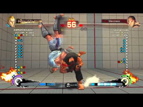 AWMAN BOLADO ( Abel ) Vs takanarikyaku ( Ryu ) SSFIV AE Version 2012