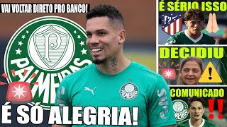 PALMEIRAS CONSEGUIU NESSA QUINTA! REFORÇO CONFIRMADO! NOTA OFICIAL LEILA ANUNCIOU, PAULINHO E+