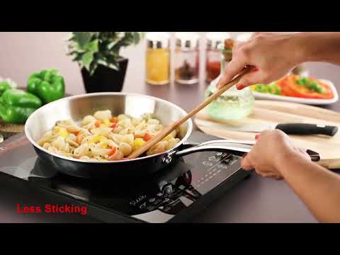 24.5 Cm Nirlon Non Stick Ceramic Coated Grill Pan