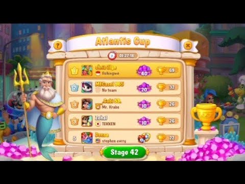 @Fishdom Win Strikes Atlantis Cup Stage 38 - 41