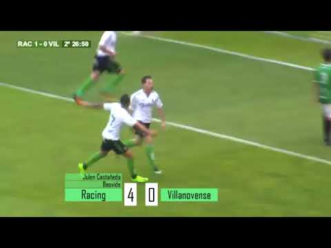 Todos los goles del Racing de Santander en el año 2017