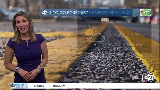 DENSE fog forms across our neighborhoods early Thursday morning