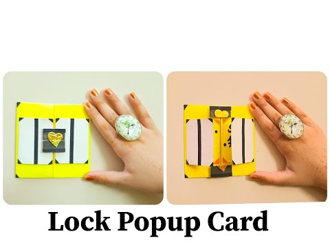 Pop-Up card | Slide Lock Pop Up Card | 3D Pop Up Card | Birthday Card