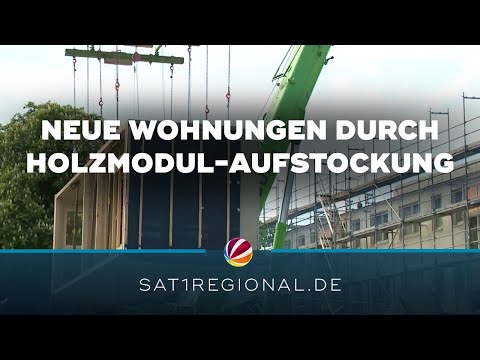 Holzmodul-Aufstockung: SAGA-Pilotprojekt in Hamburg-Horn