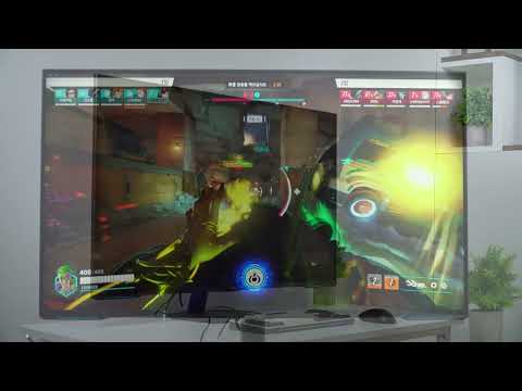 삼성전자 오디세이 Neo G7 S43CG700 응답시간설정 화면 밝기 변화