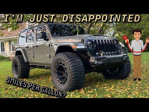 Jeep Rubicon 392 Fuel Economy (MPG) Big Tires | JL Wrangler Real World Test