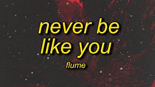 baby please believe me come on take it easy | Flume - Never Be Like You feat. Kai (Lyrics)