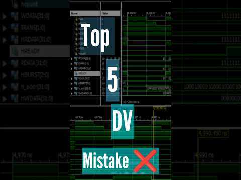 Top 5 Beginner Mistakes in Design Verification 🚀 | VLSI Career Tips #VLSI #SystemVerilog #UVM