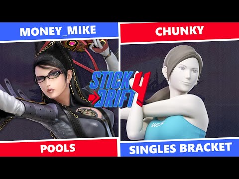 Stick Drift 4: Pools - Money_Mike (Bayonetta) Vs Chunky (Wii Fit Trainer) SSBU Singles