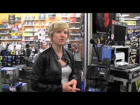 TC-Helicon Vocal Demo Station at Guitar Center -  with Laura Clapp