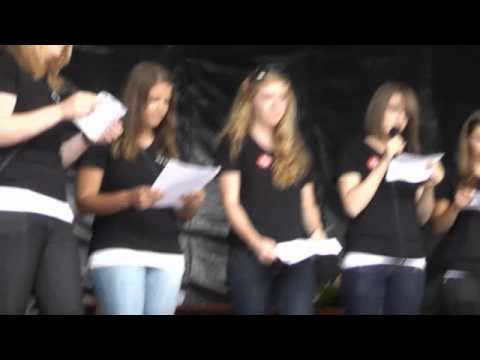 FFW Ronheim 2012, Vorstellung Festdamen Zeltwagen.wmv