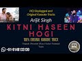 Kitni Haseen Hogi - HIT The First Case Original Karaoke with Lyrics | Arijit Singh | #creationsmusic