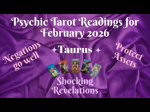 Stier ~ Psychische Tarot-Lesung für Februar 2026 von Pam Georgel