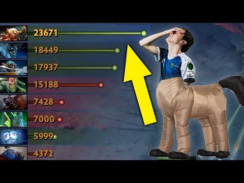 Miracle FEEDS First Blood — np, he can carry with any hero