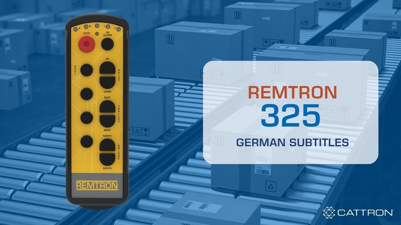 Remtron 325 Wireless Remote Control (German Subtitles)