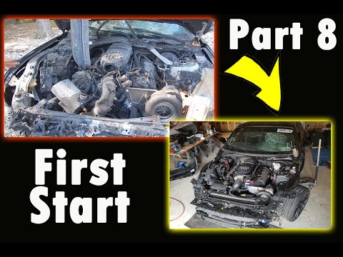 Toasted Mustang First Attempt to Start... This things sounds ROWDYYY