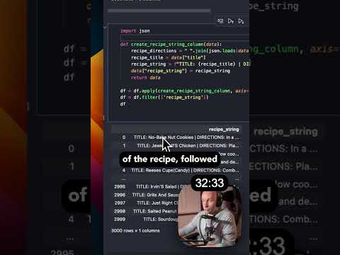 Let's train an AI model to generate recipes! 🍪 #python #ailearning #huggingface