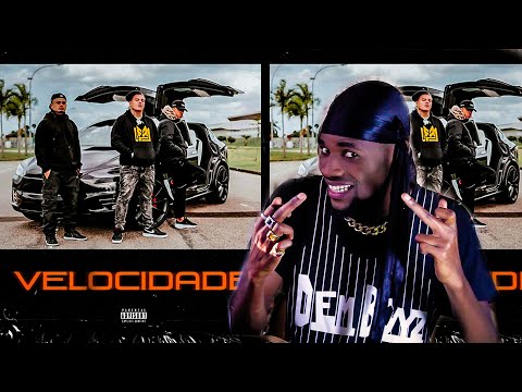 Gringo reagindo ao trap brasileiro L7NNON & 2T - Velocidade 🟠 (prod. LeodoKick)