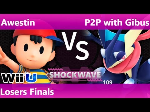 SW 109 - SS | Awestin (Ness) vs P2P with Gibus (Greninja) Losers Finals - Smash 4