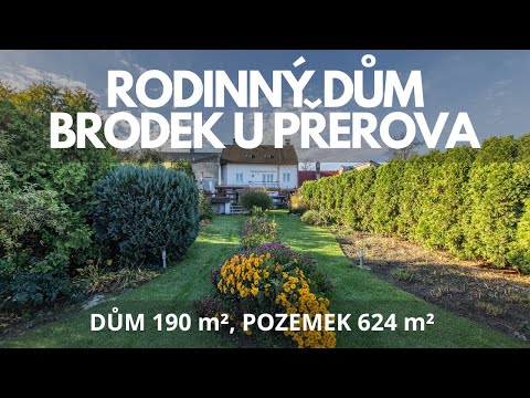 PRODÁNO- RODINNÝ DŮM - BRODEK U PŘEROVA | 4K