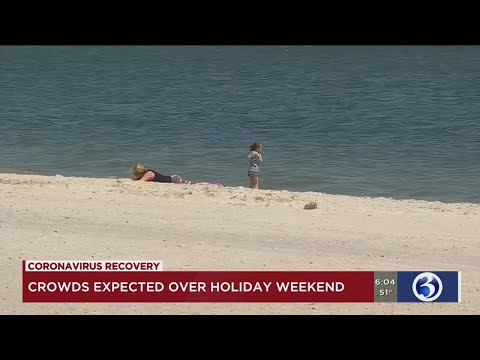 Video: Crowds expected at local beaches over holiday weekend