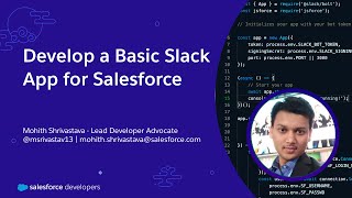 Develop a Basic Slack App For Salesforce