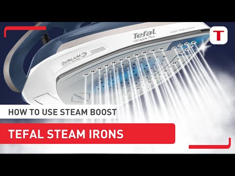 How to Use Steam Boost on Your Tefal Steam Iron