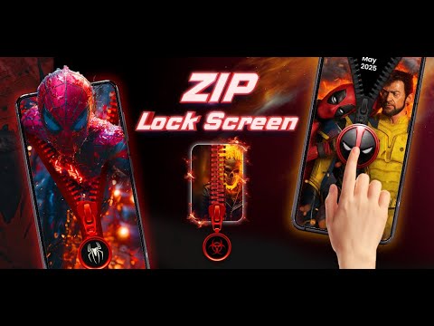 Zipper Lock Screen - Zip Lock