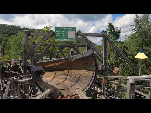 Flying Turns TRACKLESS Bobsled Roller Coaster 4K POV! | Knoebels Pennsylvania [No Copyright]