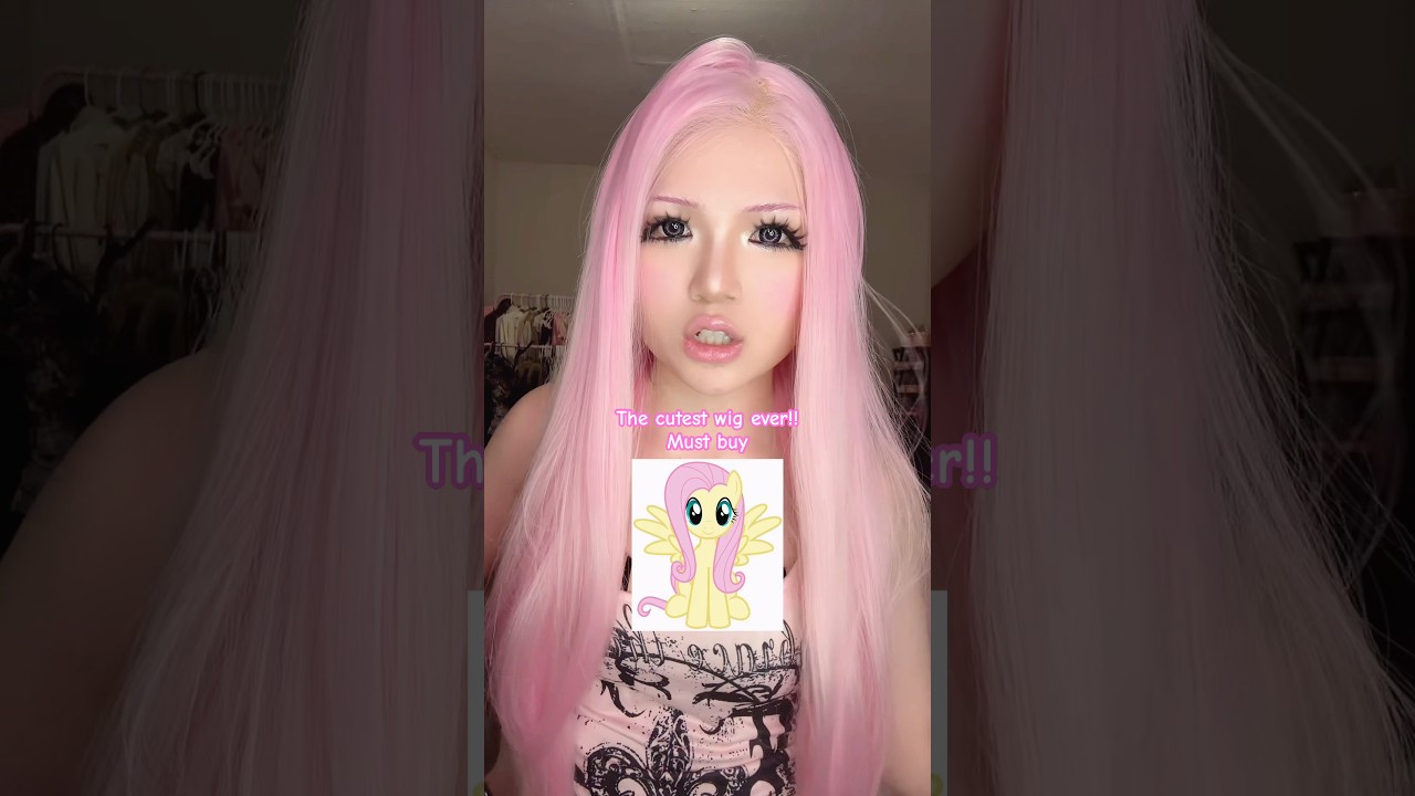 Pink lace wig in linktree shop in bio 🎀 #gyaru #gal #galismind #pinkwig #tiktokshop #foryou #viral