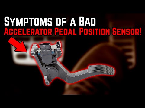 Part of a video titled Signs & Symptoms of a Bad Accelerator Pedal Position Sensor ...